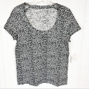 NEW Banana Republic Animal Print Leopard Shirt Medium